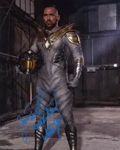 Jason David Frank "Legends of the White Dragon" Reprint (RP), Preprint (PP) Signed Autograph Autographed Photo Photograph Print (8x10-inch), Mighty Morphin Power Rangers