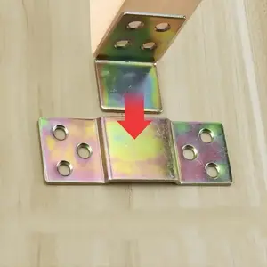 120-piece heavy-duty solid wood bed frame hardware accessories set - including 10 sets of hooks, fasteners and screws, easy to assemble, Sturdy Bracket