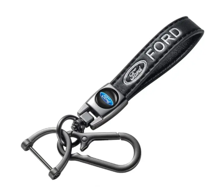 Genuine Leather Ford Keychain small gift