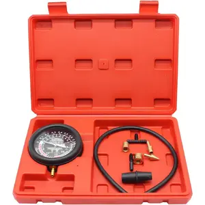 Fuel Pump and Vacuum Tester Gauge Car Carburetor Leak Diagnostics Tester Kit Universal Pressure Testing Meters for Automotive Engine Fuel System