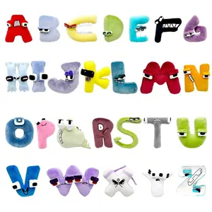 NEW Alphabet Lore Plush Toy Character Doll Kawaii Stuffed Animal Toys for Children Christmas Gifts