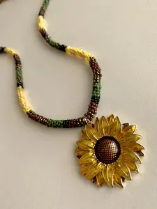 Sunflower Totem Necklace
