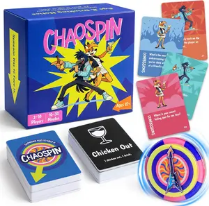 Kasfalci Adult Party Card Game with Spin Wheel, Truth or Dare Card Game for Game Night, Parties, Birthdays & Friends Gatherings - 21st Birthday Gift & Bachelorette Party Games with 140 Cards