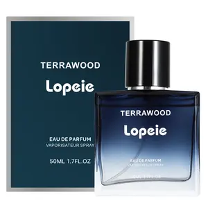 Lopeie Marine Citrus Men's Eau de Toilette - 50ml Cologne with Sea Water & Grapefruit Top Notes, Bay Leaf & Jasmine Middle Notes, Ambergris & Oakmoss Base Notes