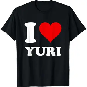 Red Heart I Love Yuri Shirt – Vibrant Print, Soft Fabric