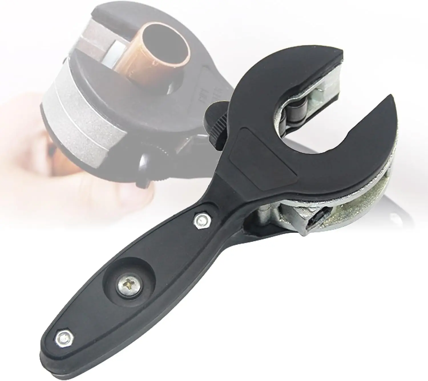 2 in 1 Close Quarters Tube Compact Cutter, Ratcheting Tube Cutter, Ratcheting Tubing Cutter Tool,Hand Tool Copper Pipe Cutter for Cutting Stainless S