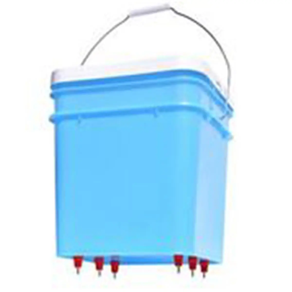 Tuff Stuff Products HB5 Hydrating Bucket 5 gal Square with Lid, Gallon Bucket, 24X12x12"