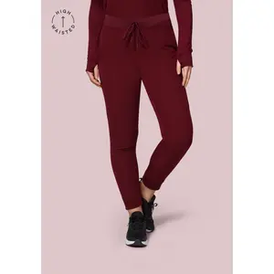High Waisted Joggers Wine