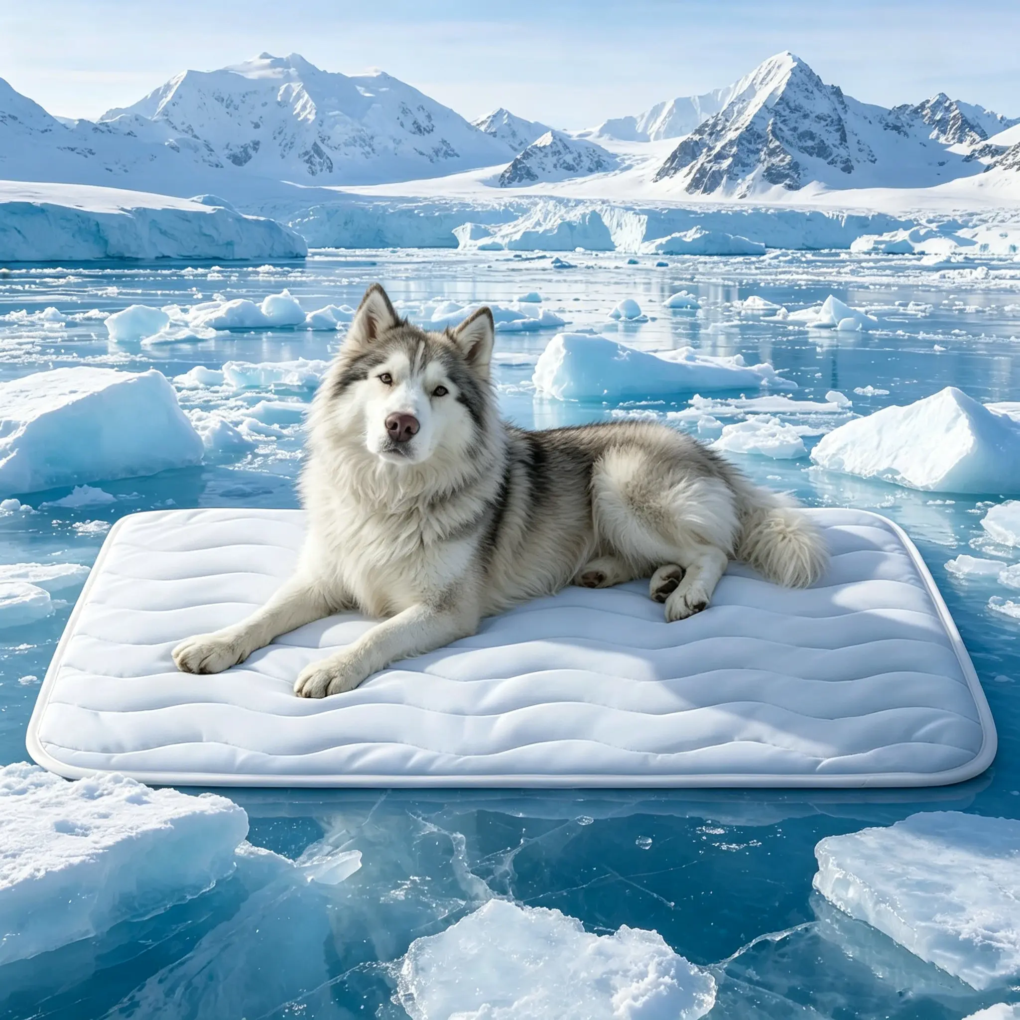 Pet Dog Cooling Bed Mat Iced Rug Summer Extra Large Durable Pad for Small Big Dogs and Cats Puppy Blanket Washable Accessories Non-Slip Crate Bed No Electric No Gel Perfect Summer Gift for Pet Lovers