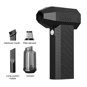 MIAHART Cordless Electric Air Blower Duster | Powerful Brushless Motor & 3-Speed Control | Rechargeable Type-C for PC, Electronics & Car DetailingValentine's Day, gift