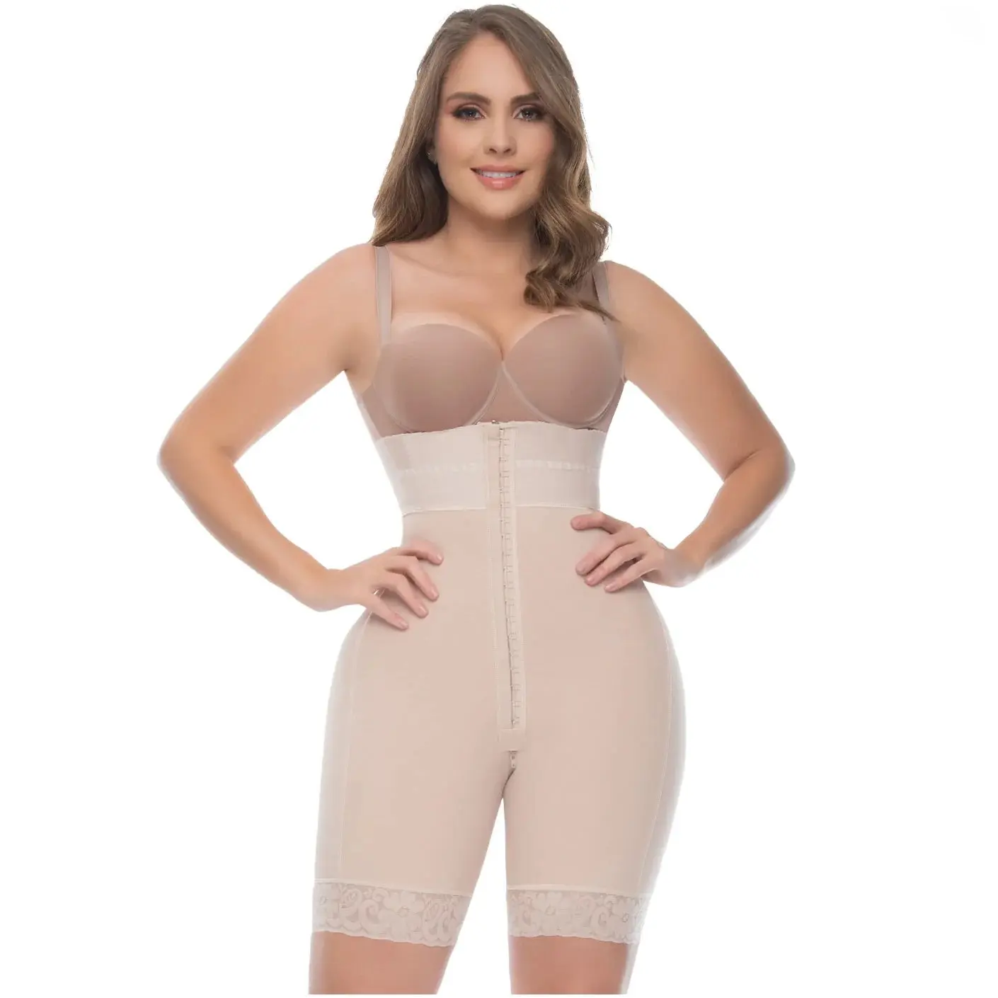 Uplady Colombian Fajas 6199 Women's High-Waisted Smooth Basic Shorts, Seamless Tummy Control Shapewear, Comfortable Fit for Everyday Wear