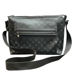 Pre-owned Louis Vuitton Canvas Shoulder Bags Odyssee Messenger PM Monogram Eclipse Shoulder Bag