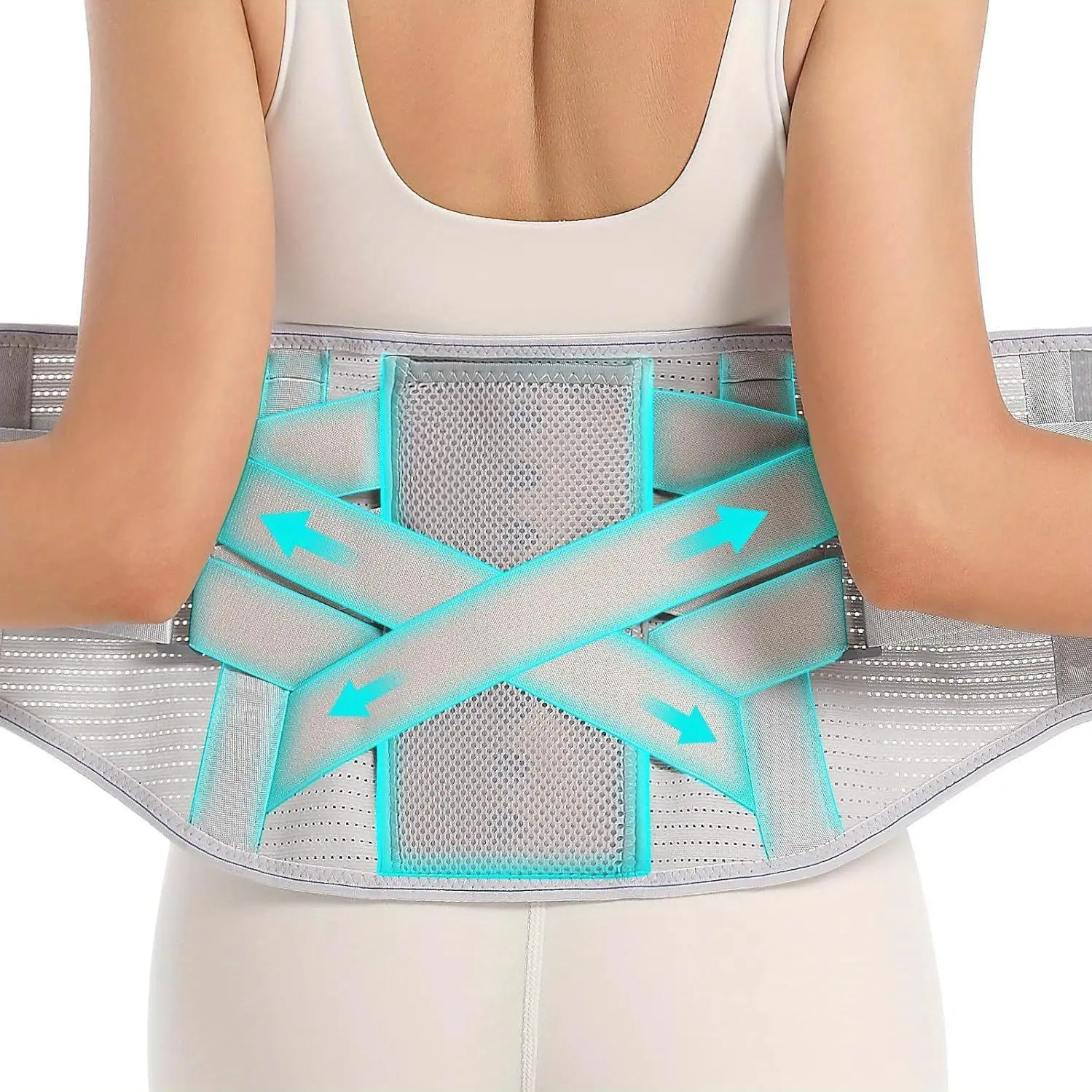 Lower Back Support Belt | Removable Dual-Hardness Inserts And Ergonomic Design, for Men And Women