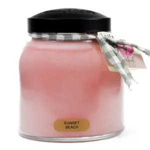 Sunset Beach - 34 oz Papa Candle Highly Scented