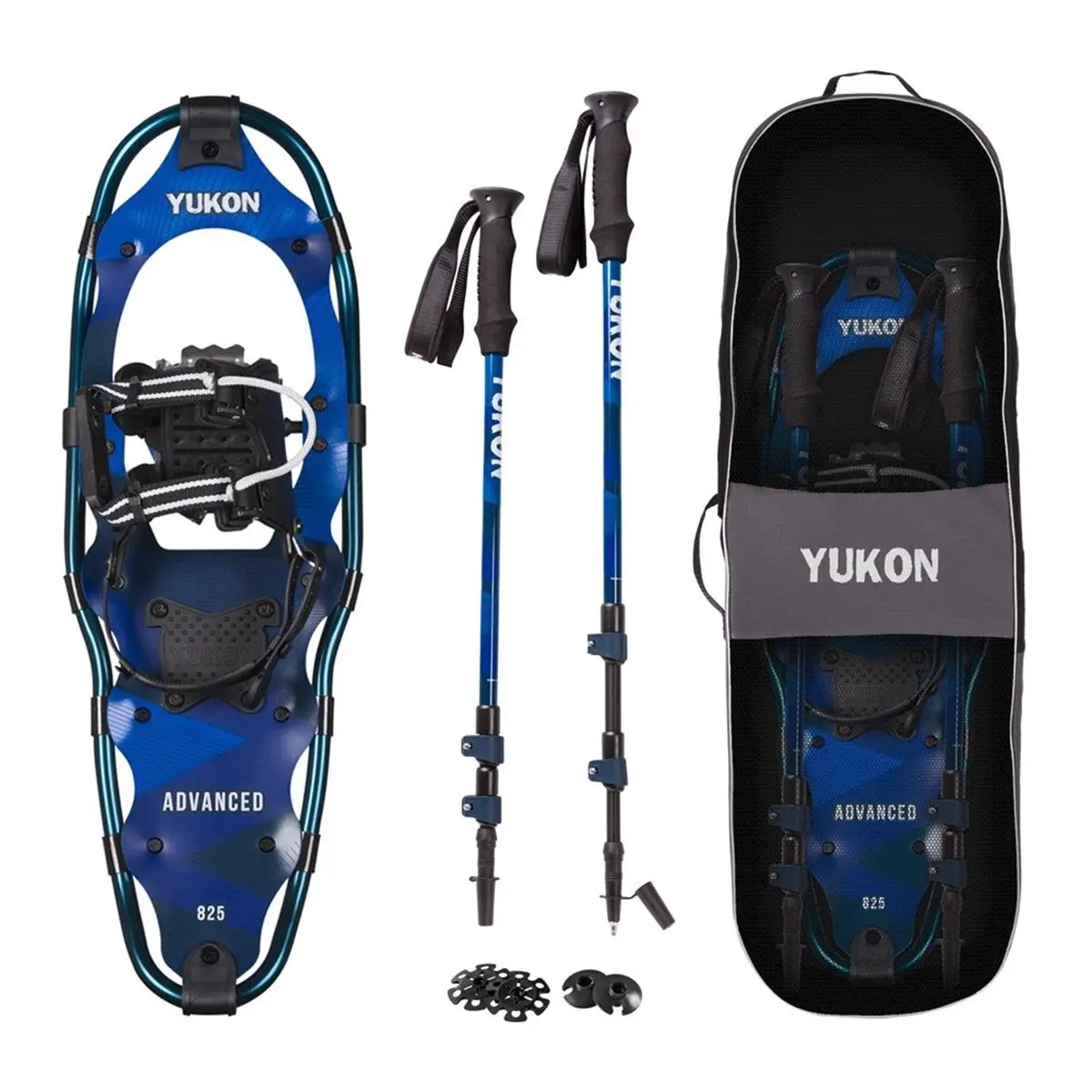 212 MAIN 8x25 in Yukon Advanced Snowshoe with Powder Coating, HDPE Deck, Steel Crampons