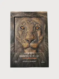 Biblia RVR 1960 Letra Grande León de Judá Edición Especial Bronce