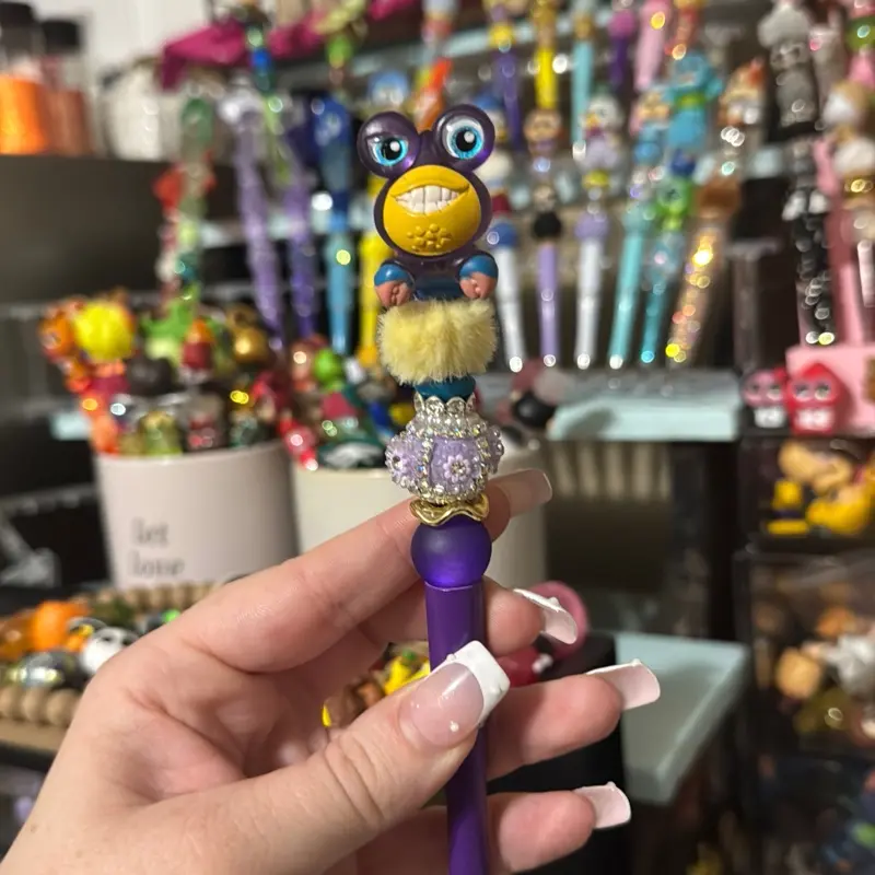 Character beaded pen Character beaded pen
