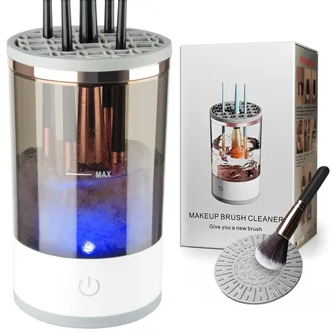 Electric Makeup Tool Cleaner, Portable Electric Makeup Brush Care Tool, Brush Cleansing, Makeup Brush Cleaning, Cosmetic Brushes Cleaner, Exquisite Gift for Women, Wife, Friends.