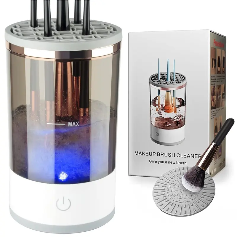 Electric Makeup Tool Cleaner, Portable Electric Makeup Brush Care Tool, Brush Cleansing, Makeup Brush Cleaning, Cosmetic Brushes Cleaner, Exquisite Gift for Women, Wife, Friends.