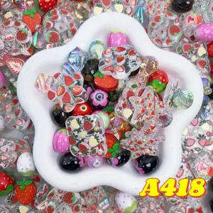 Rainbow-Daily New Arrivals |Acrylic Bead Mix for DIY Craft Beadable Pen Bracelets Phone Charms Necklaces Versatile Use
