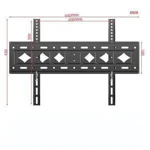 SLIM LCD LED PLASMA FLAT TV WALL MOUNT BRACKET 40 42 43 46 47 48 50 55 60 65 70