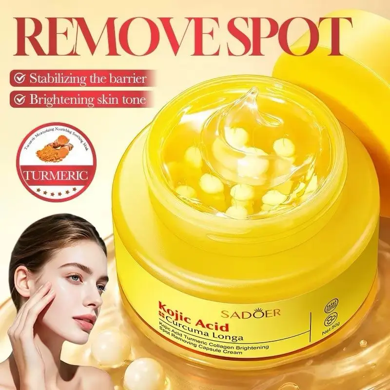 Korean Turmeric Cream, High-Efficiency Brightening & Firming Formula, Deep Hydration for Radiant Skin