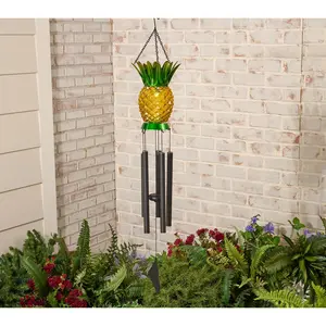 Home2Garden 40" Solar Pineapple Windchime
