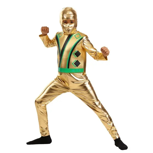 Kid's Gold Ninja Master Costume
