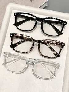 Unisex Square Glasses for Computer Gaming TV Phone, Reduce Eye Fatigue, Lightweight Fashion Frame, Casual Style, All Seasons