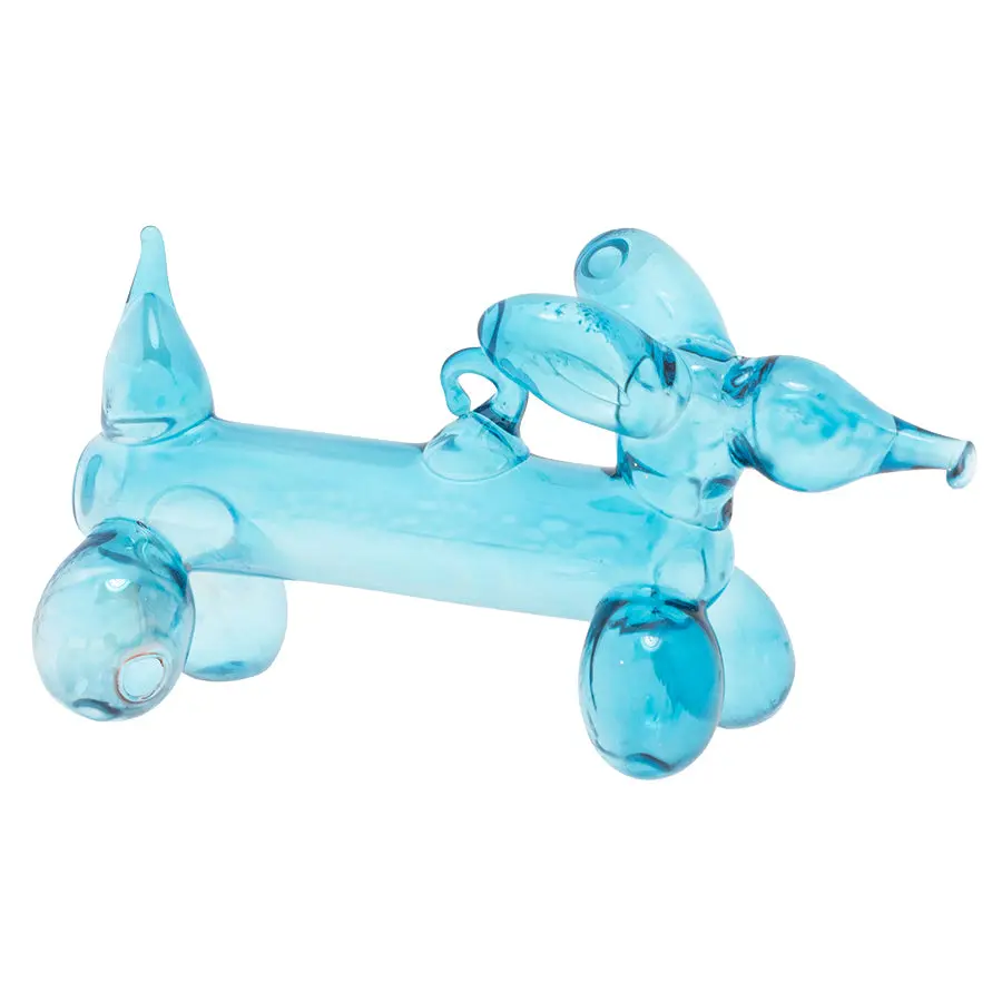 Translucent Blue Balloon Dog