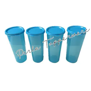 Blue Color Slim Tumblers with Lids 16oz - Reusable Drinkware, Available in Blue Bottle Classic