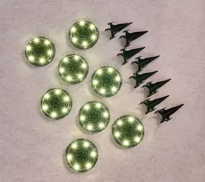 Energizer 8-pc 20-Lumen Solar Disc Lights with Color-on-Demand