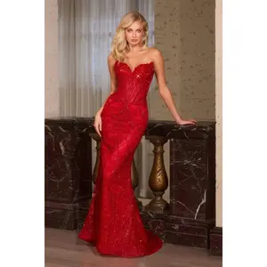 Ladivine J888 Sweetheart Shimmer  Evening Dress