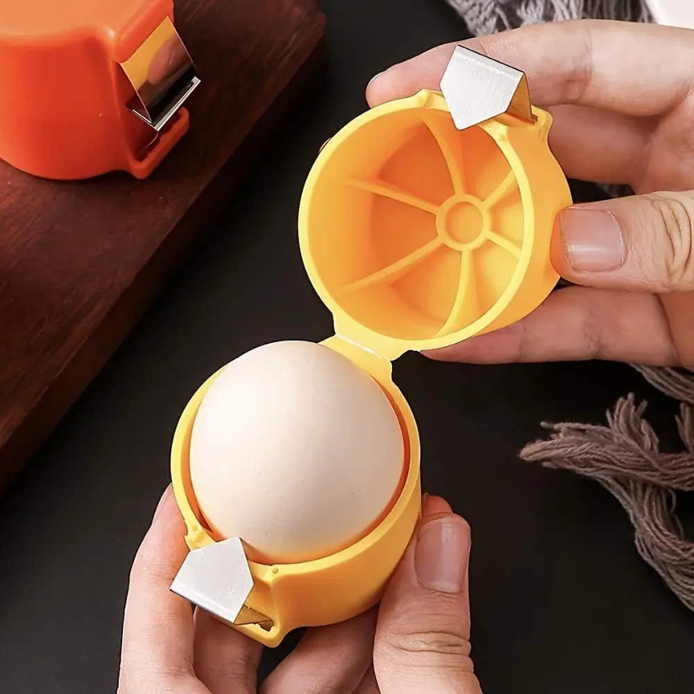 Egg Separator, Stainless Steel Egg Shell Peeler, Quick Egg Peeler, Easy-clean Kitchen Baking Tool, Yolk Divider for Home Kitchen Baking House, Utensils, Efficient Separation