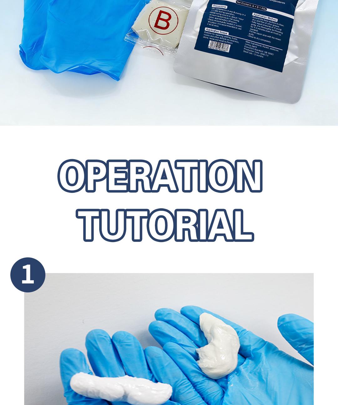 SOPAMI Steel Reinforced Epoxy Putty - Permanent Repair for Metal, Wood & Concrete