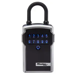 212 MAIN Master Lock 470-5440D Bluetooth Portable Lock Box - Personal-Use Software, Smartphone & iOS Compatibility, Elocks App, Access Control, Key Storage for Motorcycle Security