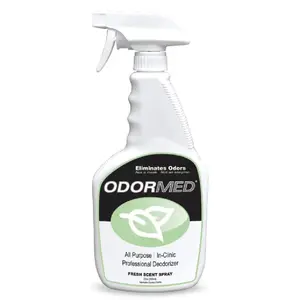 Odormed Odor Eliminator Spray – Pet Odor Eliminator for Strong Odor on Floors, Walls, Cages & More Pet Supplies (Fresh Scent, 22 oz)