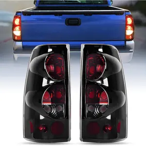 Nilight Taillight Assembly for 1999 2000 2001 2002 2003 2004 2005 2006 2007 Chevy Silverado 1500 2500 3500 1999-2002 GMC Sierra Rear Lamp Replacement with Classic Body OE Style Truck Car Accessories Automotive