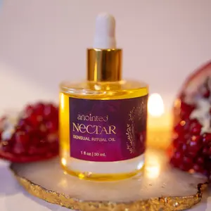 NECTAR Ritual Oil Jojoba Rose Cardamom Sandalwood 1 fl oz for Heart Centering Grounding Self Care Rituals Scent Gentle Aroma Support Emotional Connection