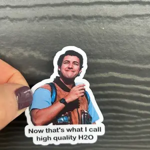 Now That’s What I call High Quality H20, The Waterboy Meme Sticker, Funny Sticker, Laptop Water Bottle Decal