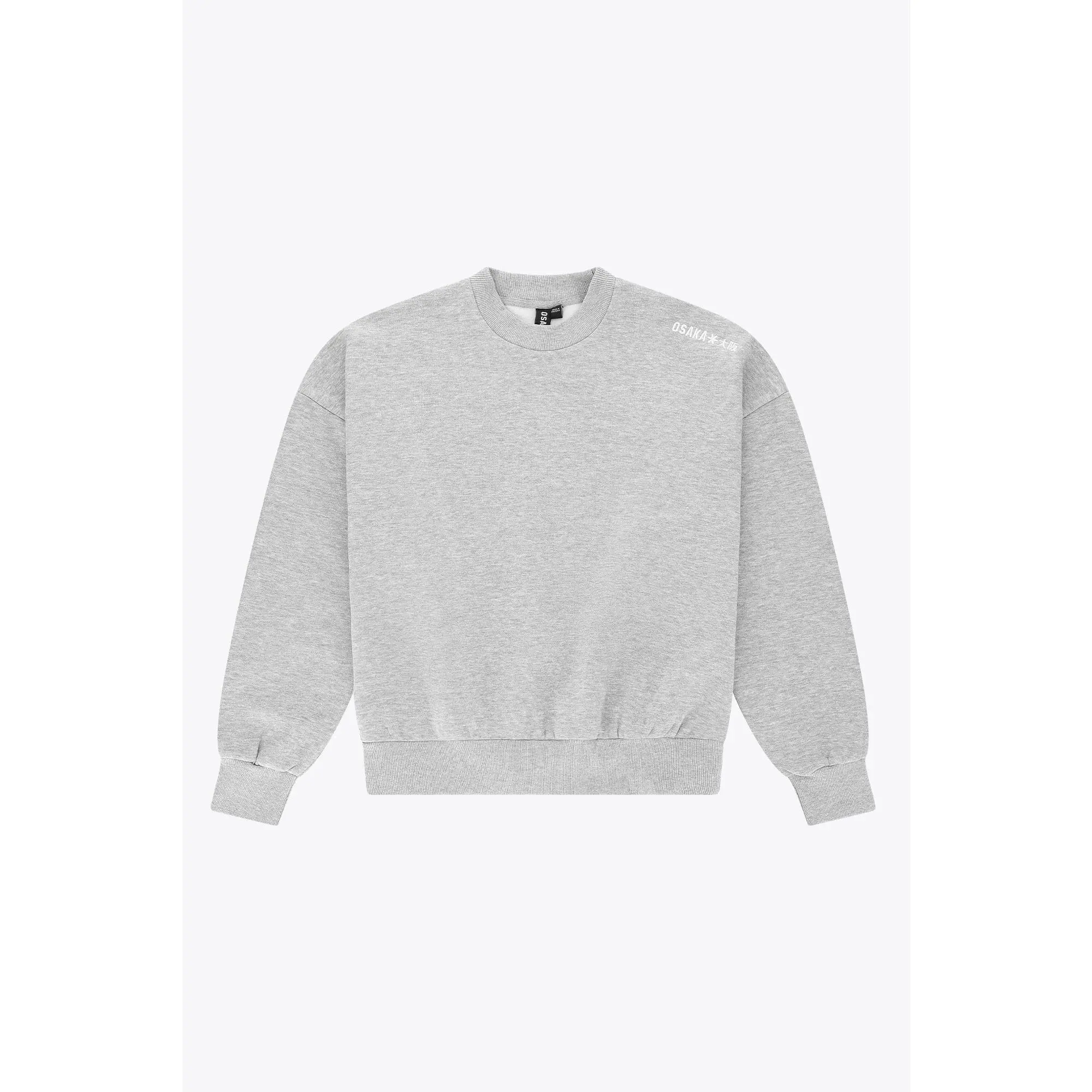 Osaka Men Boxy Sweater | Heather Grey
