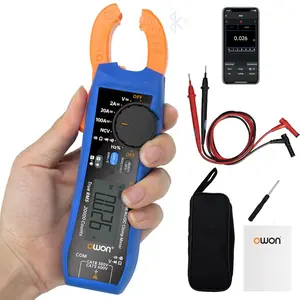 OWON Clamp Meter Auto 20000 Counts AC/DC Resistance Capacitance Tester Multiple Measurement Functions NVC VFC Diode Overload Protection True RMS Multimeter CM2100B
