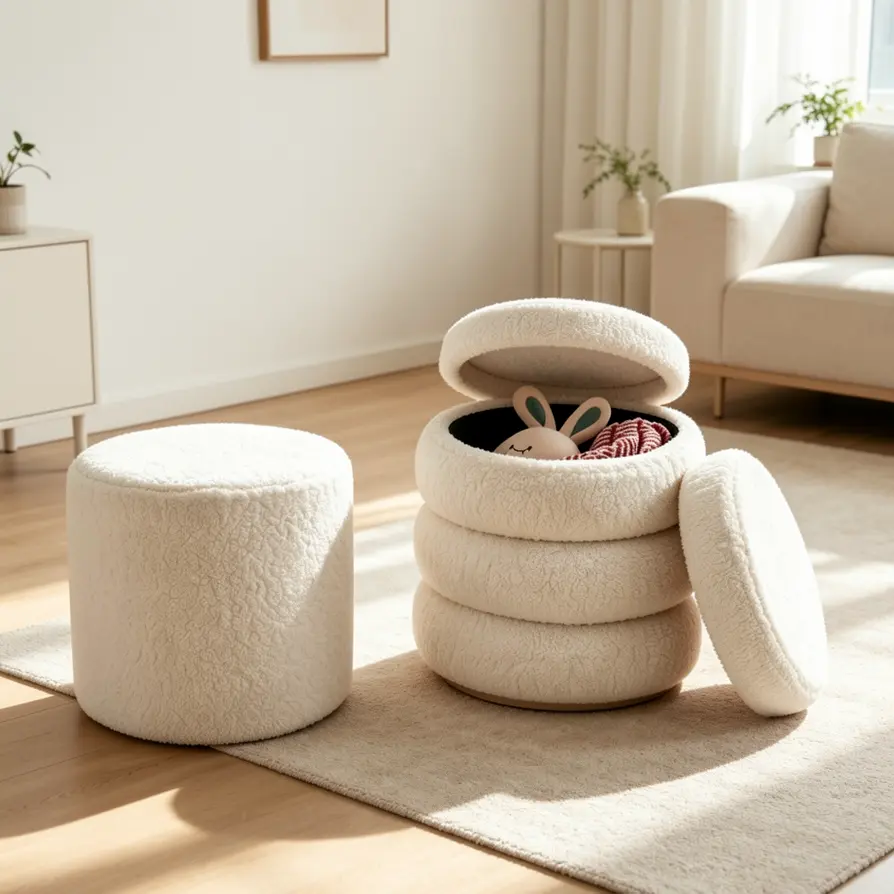 Mirrored dressing table stool Mirrored dressing table stool