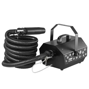 【FathersDayGift】VEVOR Snow Machine, 1300W Super Silent Snow Maker, Portable Wireless Remote Control Snowmaking Machine, Outdoor & Indoor Snowflake Maker for Xmas Party Wedding Stages Mall Snowflake Effects Decor