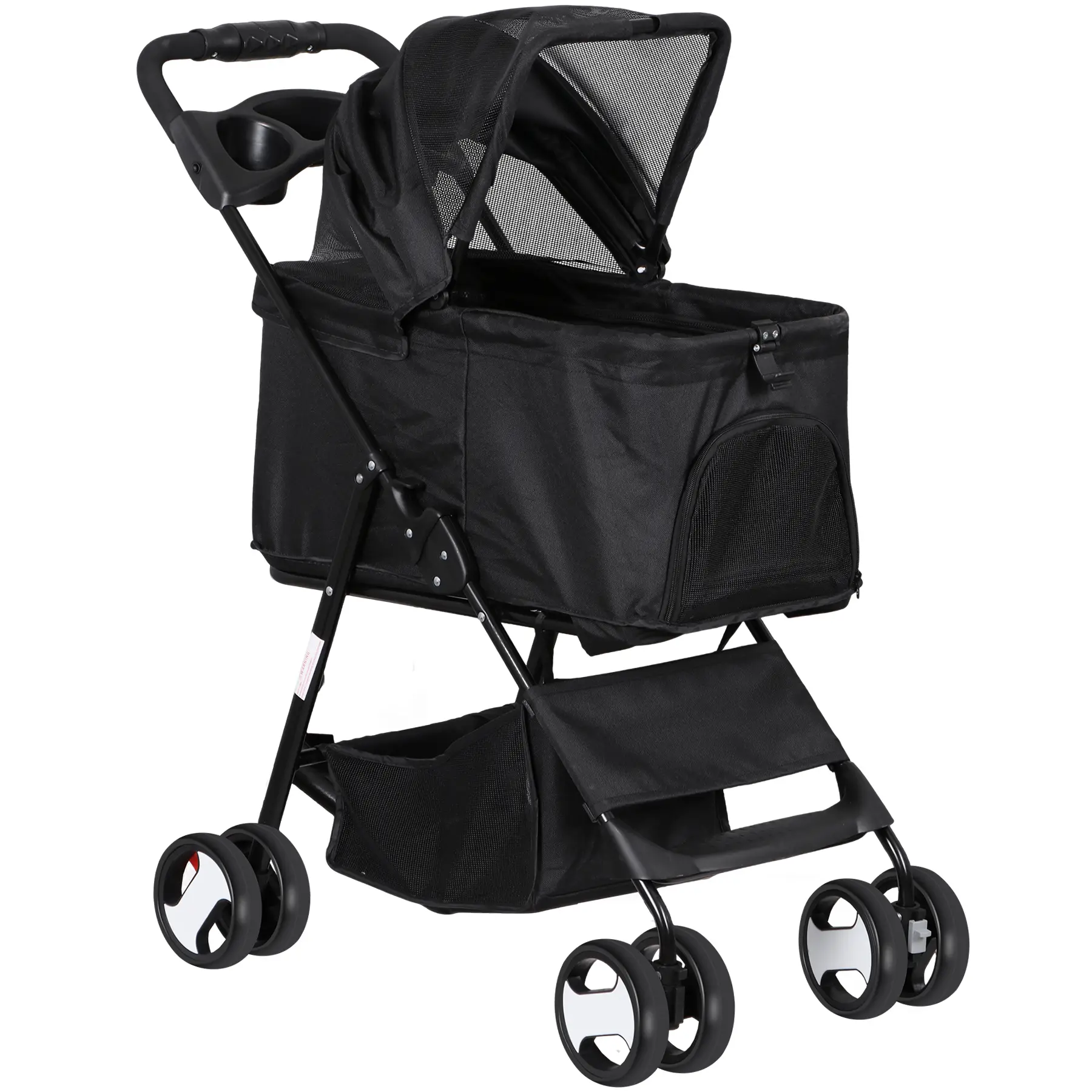 Premium 3-in-1 Pet Stroller - Jogging Mode, Breathable Linen Mesh, Detachable Pet Carrier for Small to Medium Dogs