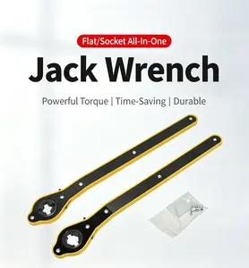 14-in-1 Cross-Style Heavy Duty Tool Set with Lift Speed Handle Lug Wrench, Auto Jack Wrench, Basin Spring Clamp Plier, 3-Sink Electric Driver Storage Box, Pipe Quick-Release, Bathroom Plumbing Hardware, Hex Knob Knuckle Spreader for Car/Motorcycle Travel,