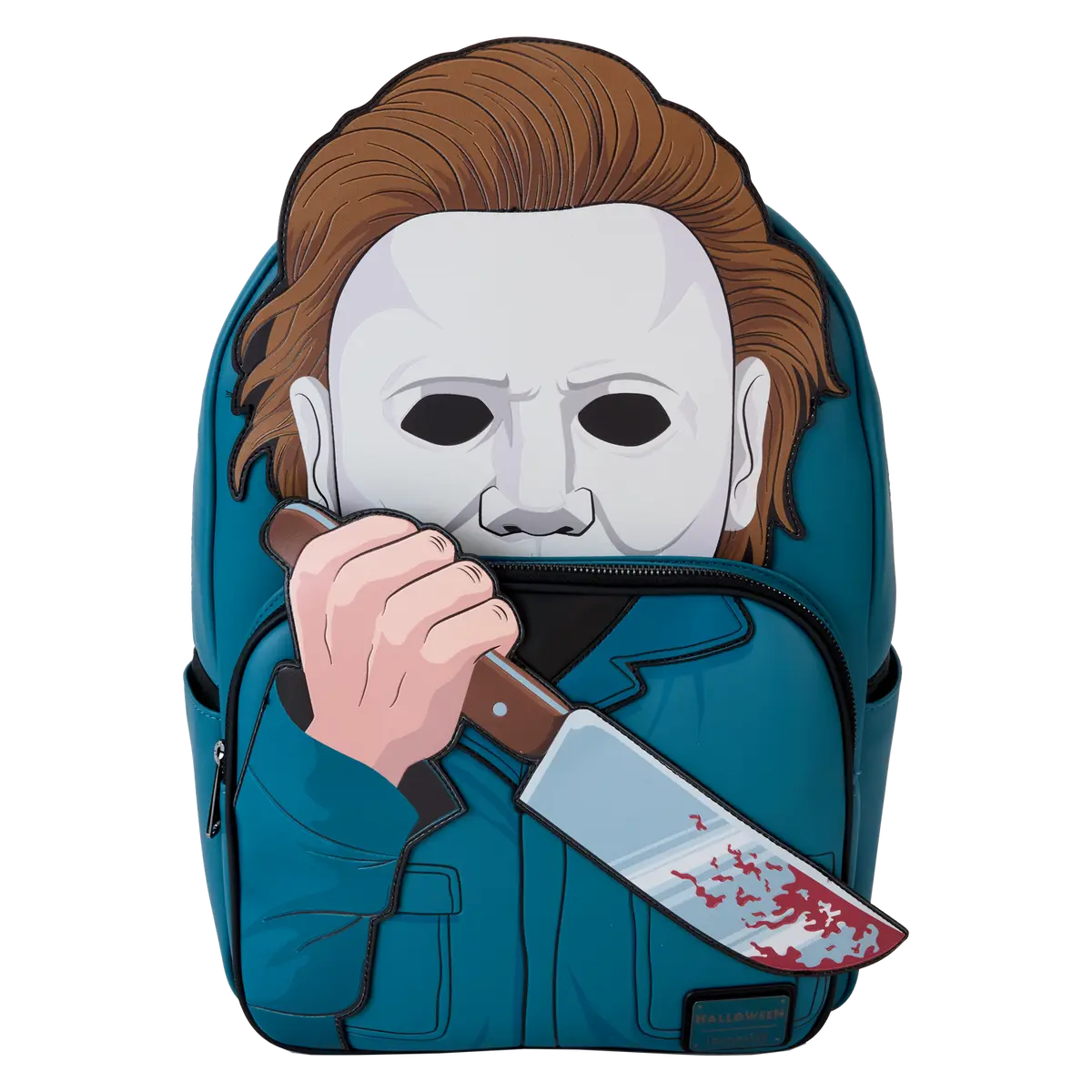Halloween Michael Myers Cosplay Glow Full-Size Backpack