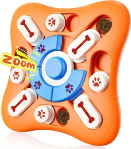 PetTag Interactive Dog Puzzle Toy for IQ Training & Mental Enrichment - Treat Dispenser for Small Medium Large Dogs - Durable Safe Plastic - Indoor Outdoor Use - Boosts Cognitive Skills