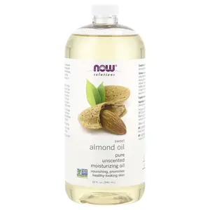 NOW Foods Solutions, Sweet Almond Oil, Unscented, 32 fl oz (946 ml)