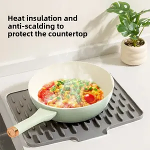 Silicone Heat-Resistant Placemat – Multifunctional Non-Slip Kitchen Cutting Board Mat for Knife & Slip-Resistant Protection